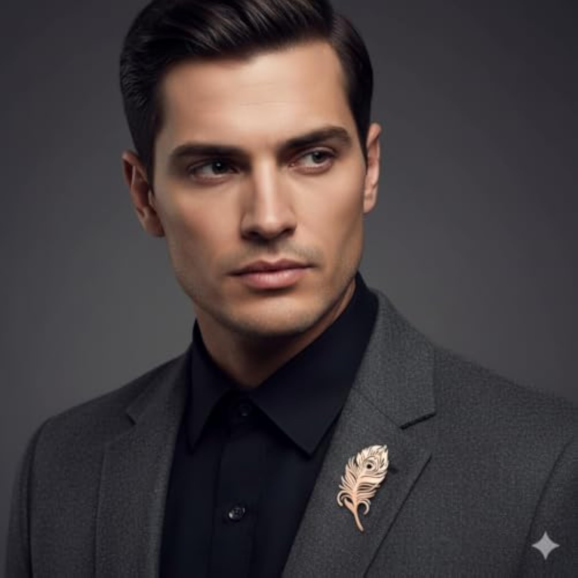 Elegant Enamel Peacock Brooch Pin for Women & Men